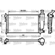 Radiator 731526 Aluminium 530 322 23