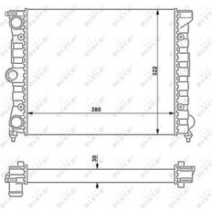 Computer Cooling NRF Engine Cooling Radiator 58696