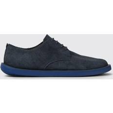 Camper Men Derby Camper Wagon ankle boots in nubuck Blue