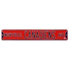 Authentic Street Signs Red Montreal Canadiens x