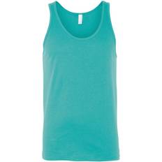 Turquoise Tank Tops Bella+Canvas Jersey Tank, Men's, Medium, Green