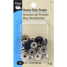 Snap Fasteners Dritz 5-5 heavy-duty snaps 5/8" 7/pkg-navy 3pk