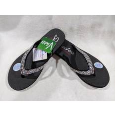 Skechers Cali Women's Women's Meditation-Lotus BAE Flip-Flop, Black/Multi