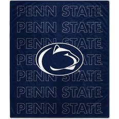 Pegasus Sports NCAA Echo Team Wordmark Plüschdecke, Penn State Nittany Lions, Team-Farbe, x