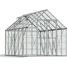 Polycarbonate Freestanding Greenhouses Palram Snap and Grow Greenhouse Kit 9.2m² Aluminum Polycarbonate