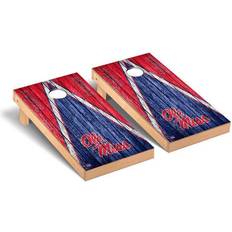 Victory Tailgate Ole Miss Rebels Triangle Cornhole Board Set