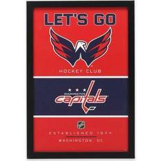 Open Road Brands Washington Capitals x Team Framed Sign