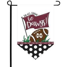 Magnolia Lane Mississippi State Bulldogs Pointed Garden Flag