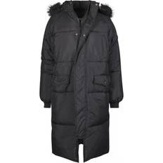 3XL Abrigos Urban Classics Ladies Oversize Faux Fur Puffer Coat - Black