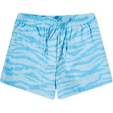 Ganni Nainen Housut & Shortsit Ganni Elasticated Shorts - Ethereal Blue