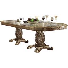 Gold Dining Tables Acme Furniture Vendome Dining Table 48x120"