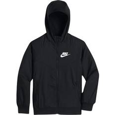 Nike Black Outerwear Nike Boy's Sportswear Windrunner - Black/White (850443-011)