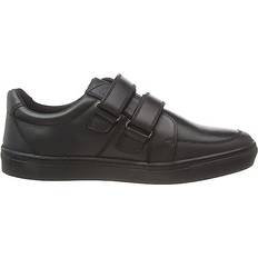 Santos Junior School Shoes - Black
