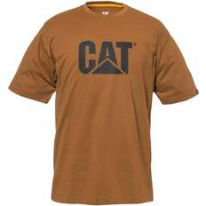 Bronze - Men Clothing Cat Men's Trademark Logo T-shirt - Bronze