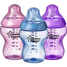 Pink Baby Bottle Tommee Tippee Closer to Nature Colour My World Bottles 260ml 3-pack