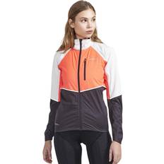 Craft lumen hydro jacket Craft Advanced Hydro Lumen Cykeljakke W Orange/Hvid Hvid,Orange,Sort