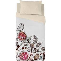 Natural Ropa de Cama Carmen Fun 105 cm Funda nórdica Natural