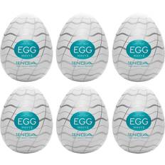 Tenga Egg Wavy II Bølgefræk Onaniæske 6 Stk