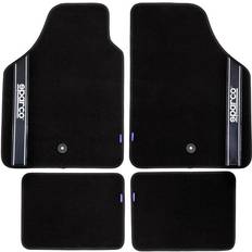 Sparco Universal Black Car Floor Mat Set Strada 2012 B 4 pcs