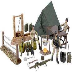 Militær legetøj World Peacekeepers 1:18 Militær Stor Camping 3 Actionfigurer