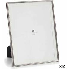 Stainless Steel Wall Decorations Gift Decor Elegant Silver Crystal Steel 23 x 28 x 15 cm Photo Frame