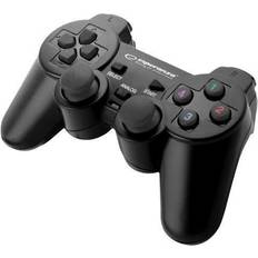 Esperanza WARRIOR Gamepad 12 knapper kabling for Sony PlayStation 3 > På lager, levering hos dig 11-07-2023