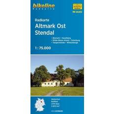 Gesellschaftsspiele Bikeline Radkarte Deutschland Altmark Ost Stendal 1:75.000