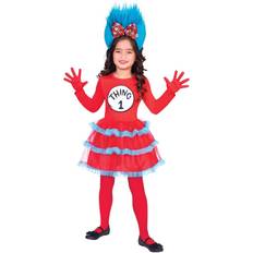 Amscan Dr Seuss Thing One & Two Dress Set Costume