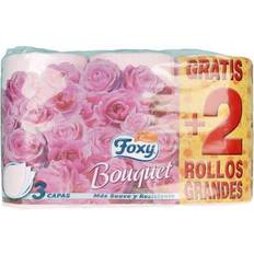 Toilet & Household Papers Foxy Bouquet Toilet Paper 3 Layers 6 Units