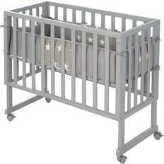 Lettini da Notte Roba Culla 3in1 Barriera Little Stars Safe Asleep Grigio