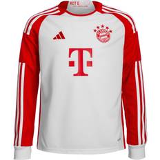 Bayern münchen børn adidas Bayern München Hjemmebanetrøje 2023/24 Børn Lange Ærmer