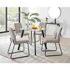 Box Seattle Glass Leg Dining Set