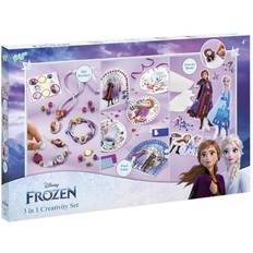 Disney Kralen Totum 3in1 Frozen Sieraden, Strijkkalen en Pixelkunst Knutselset