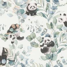 Rasch Tapetit Rasch Vliestapete 301144, Kids World, Pandas, 10,05 x 0,53 m