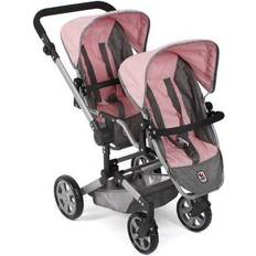 Bayer Chic BAYER CHIC 2000 Dockvagn Linus Duo Melange grå-rosa