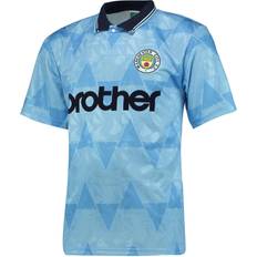 Score Draw Manchester City 1989 Retro Football Shirt