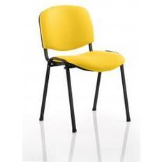 Yellow Kitchen Chairs Dynamic ISO Black Frame Bespoke Colour Order Qty Kitchen Chair