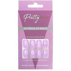 pro reusable press on false nails dreaming of lilac 24pcs