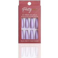 pro reusable press on false nails put your lilac