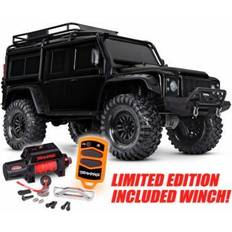 Traxxas trx 4 crawler land rover defender Traxxas TRX-4 Crawler Land Rover Defender Svart med Vinsch RTR