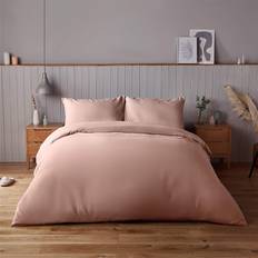 Microfiber Textiles Silentnight Single Supersoft Blush Duvet Cover Pink (200x)