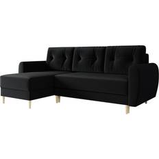 Bornalle Sovesofa Sort Velour Sofa