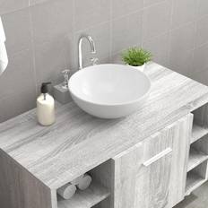 Bathroom Sinks vidaXL Sink Ceramic Round Diam 280 mm