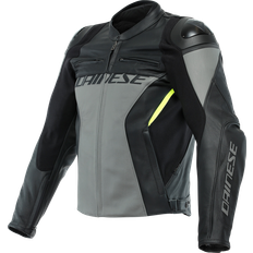 Dainese MC-Jakke Racing 4, Koksgrå/Sort