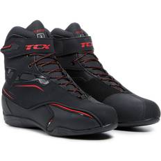 TCX Équipement Moto TCX Zeta WP Noir Rouge Chaussures Taille