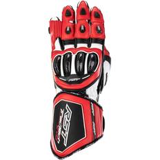 Black Motorcycle Gloves Rst TracTech Evo 4, Handschuhe Rot/Weiß/Schwarz