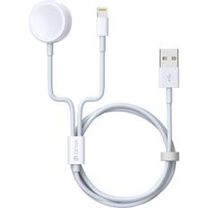 devia 2-i-1 USB Lightning med laddare till Apple Watch