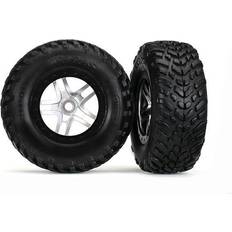 Traxxas Däck & Fälg SCT S1/S-Spoke Svart-Matt Krom 4WD/2WD Bak TSM