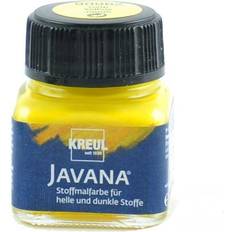 Gelb Textilfarben Kreul Javana Stoffmalfarbe helle und dunkle Stoffe 20ml gelb