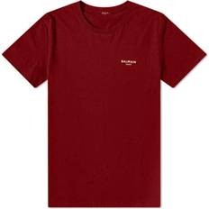 Balmain T-shirts Balmain Flocked T-shirt - Herre/Rød